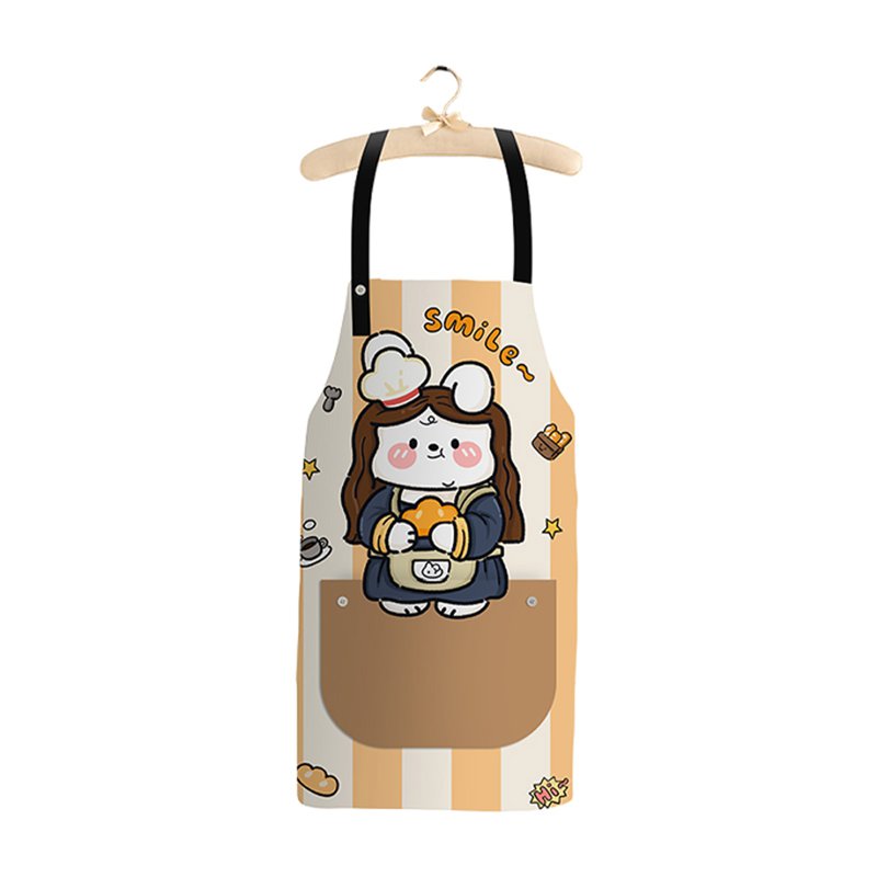 Sweet Home Famous Painting Canvas Apron-Smile 1 S
