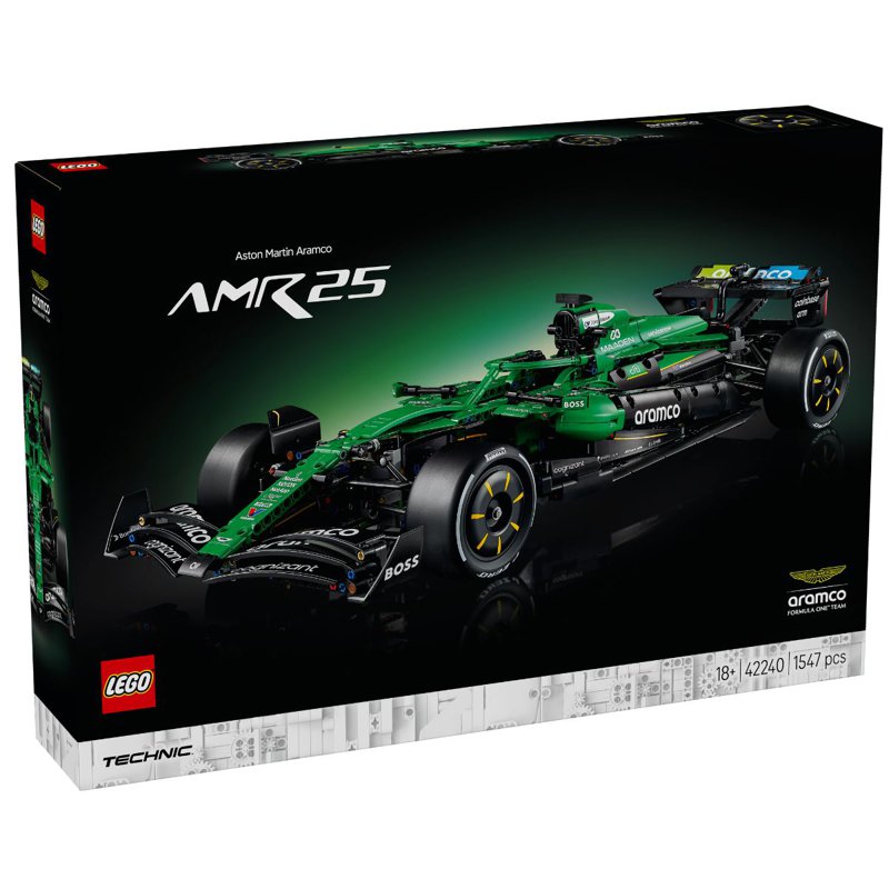 LEGO 42240 Technic Aston Martin Aramco AMR25 F1 Car 1 S