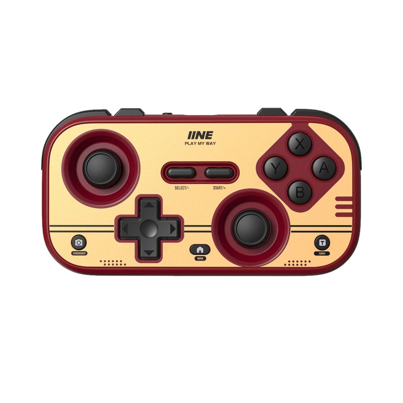 IINE Retro Red Pocket Game Controller for Nintendo Switch 2 1 S
