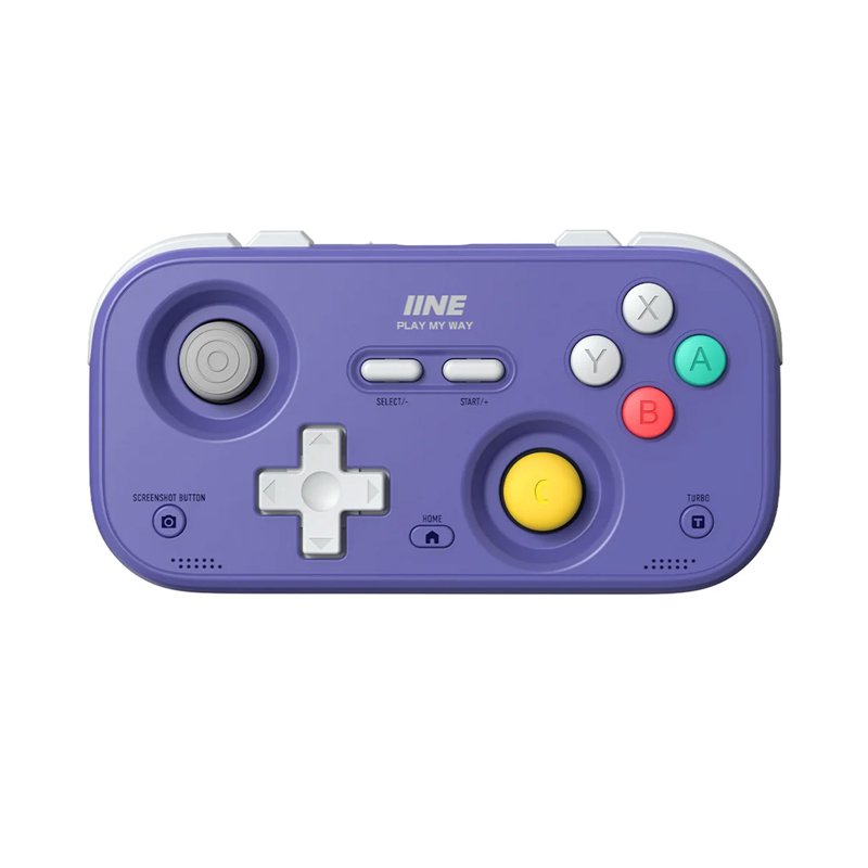 IINE Retro Pocket Game Controller Purple for NS2 1 S