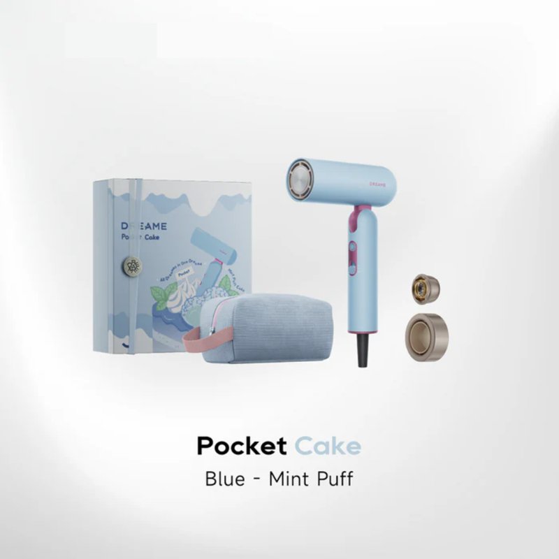 Dreame Pocket Cake High-Speed Hair Dryer - Mint Puff 1 S