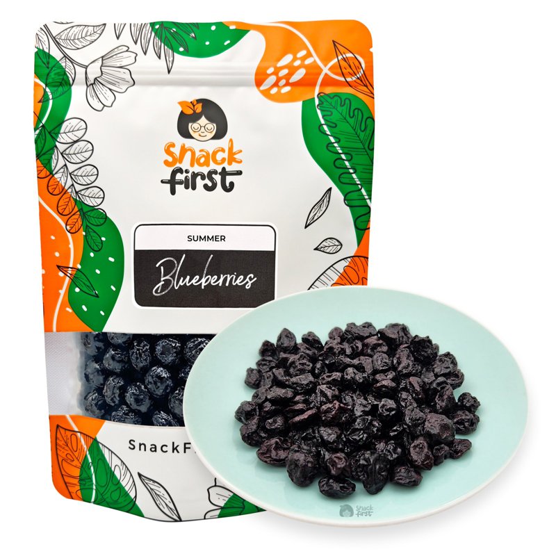 SnackFirst Summer Blueberries - Superfood Dried Fruits