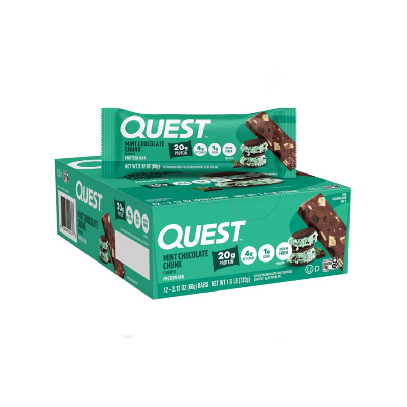 Quest Nutrition Protein Bar - Mint Chocolate Chunk 720 G