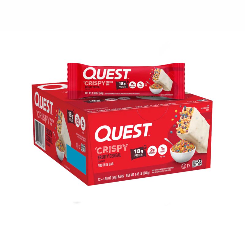 Quest Nutrition Hero Protein Bar Fruity Cereal 12 x 54 G