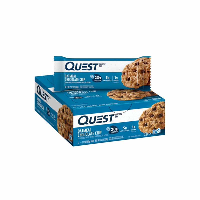 Quest Nutrition Protein Bar - Oatmeal Choc Chip 720 G