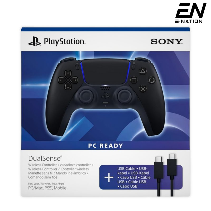 Sony Playstation 5 DualSense Controller With Cable Black 1 S