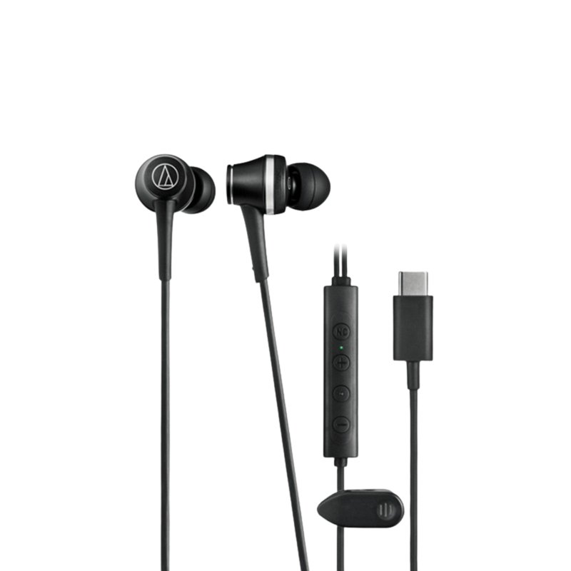 Audio-Technica ATH-CKD7NC Noise-Cancelling Earpiece - Black 1 S