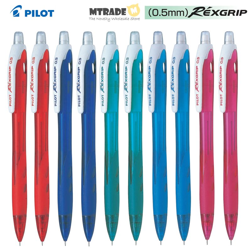 Pilot Rexgrip Mechanical Pencil 0.5mm (Standard Colours) 1 S