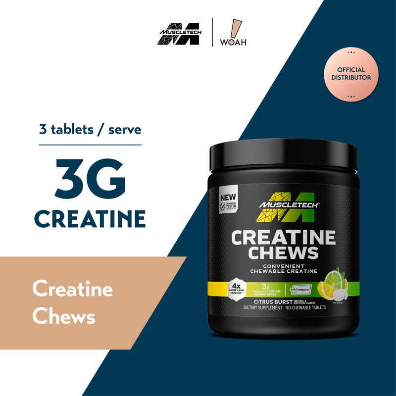 MuscleTech Creatine Chews Tablets 90 S