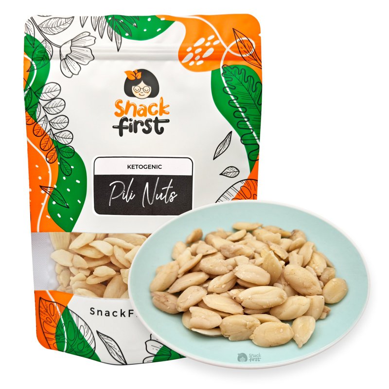 SnackFirst Ketogenic Pili Nuts - Natural Kenari Nuts