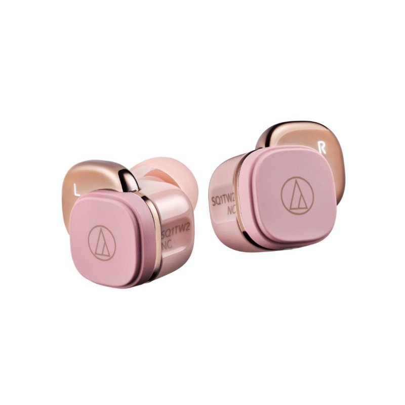 Audio-Technica True Wireless Earbuds - Pink (SQ1TW2NC ) 1 S