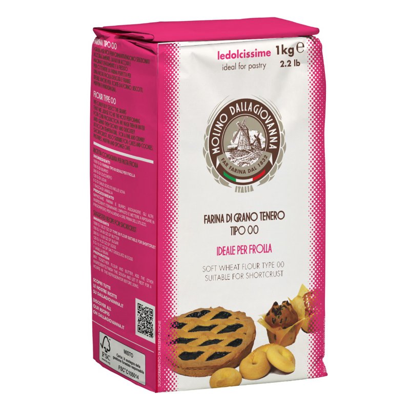 Dallagiovanna Flour Pastry for Cakes, Cookies & Pastry