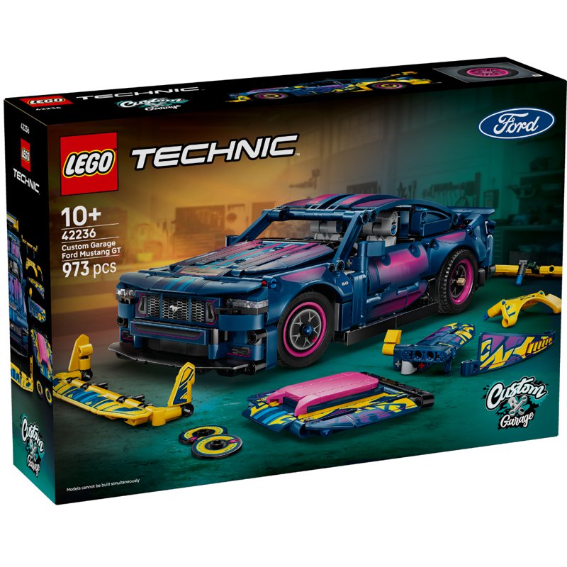 LEGO 42236 Technic Custom Garage Ford Mustang GT Car 1 S