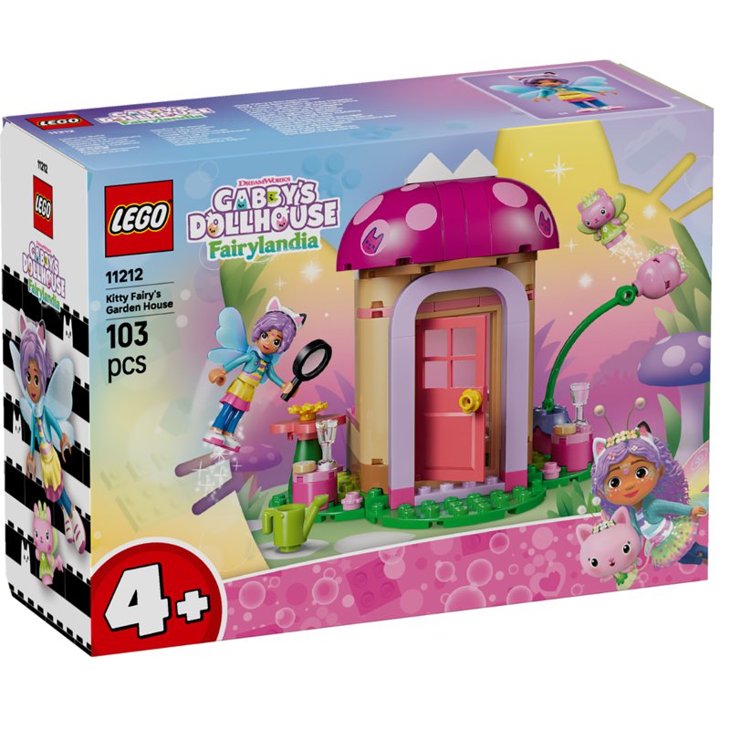 LEGO 11212 Gabby’s Dollhouse Kitty Fairy’s Garden House 1 S