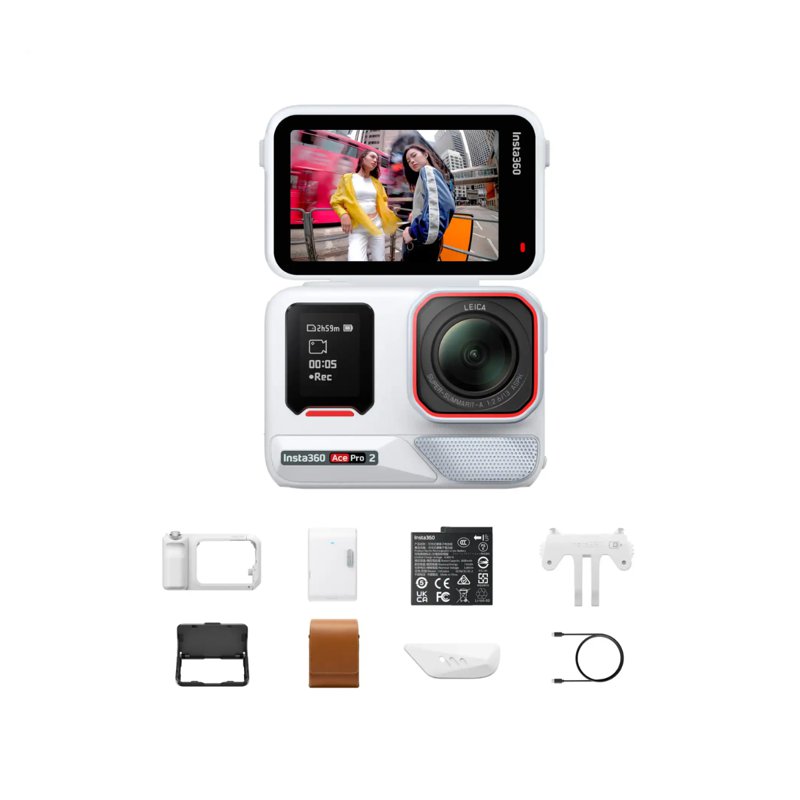 Insta360 Ace Pro2 Flash Print Bundle (Arctic White) 1 S