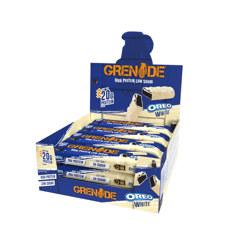 GRENADE Protein Bar - Oreo White