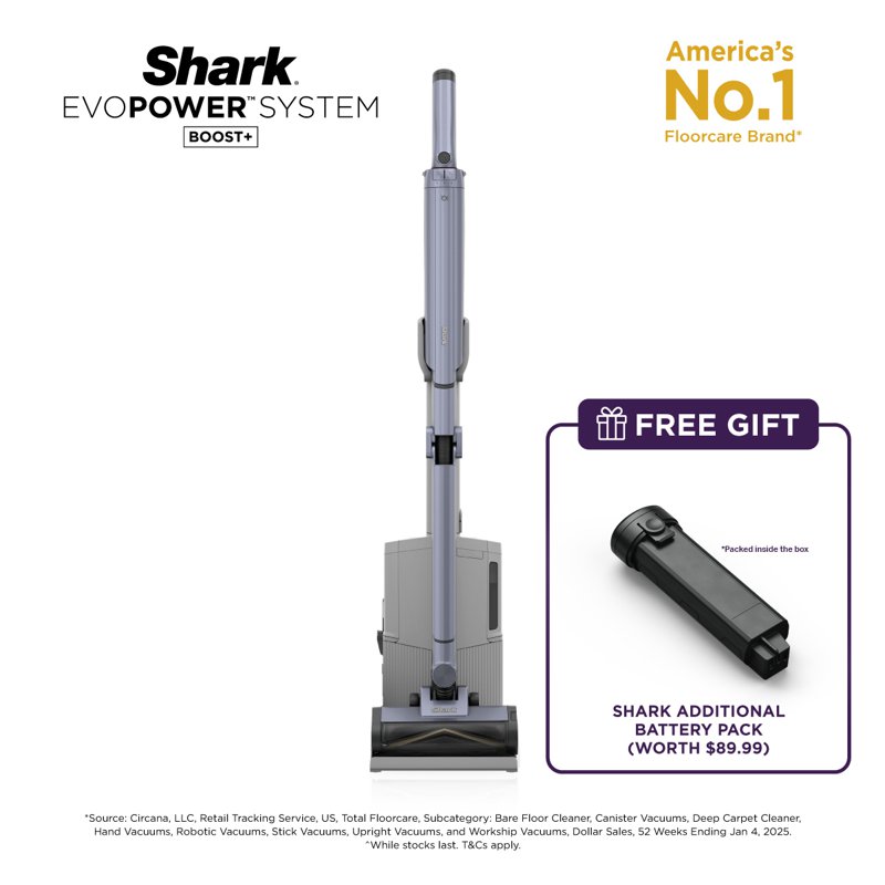 Shark EvoPower Boost+ Cordless Vacuum Cleaner (LC751) 1 S