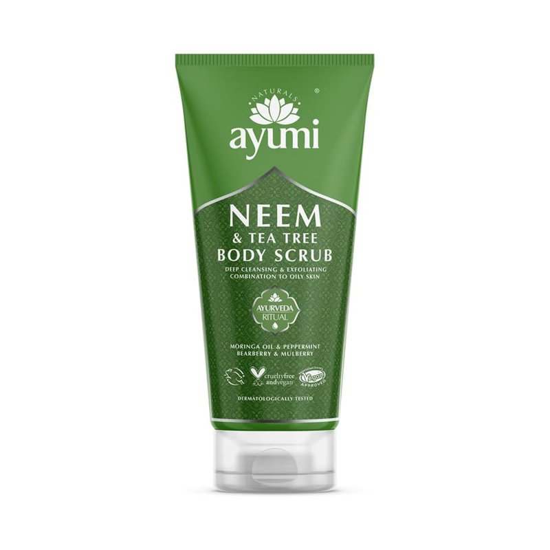 Ayumi Naturals Body Scrub Neem & Tea Tree