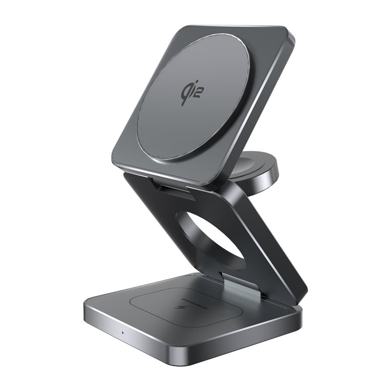 Skyzer CC617 Mag Charge Qi2 3-In-1 Foldable Wireless Charger 1 S