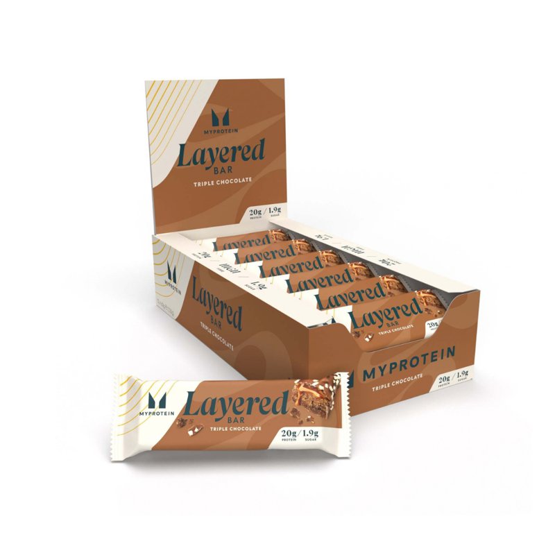 MYPROTEIN Layered Protein Bar - Triple Chocolate Fudge