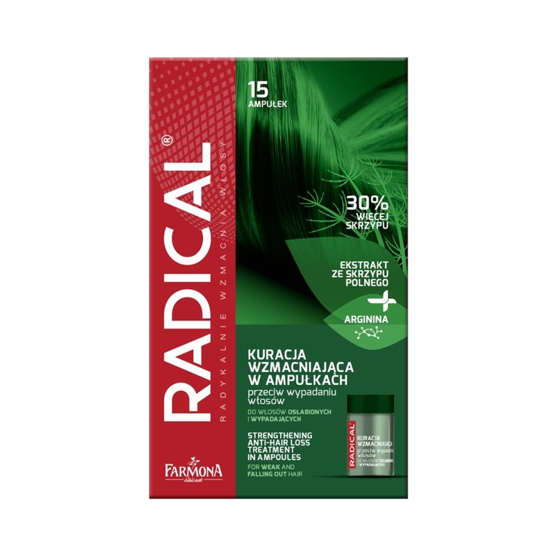 Radical Anti Hair Loss Treatment Ampoules for Weak Hair