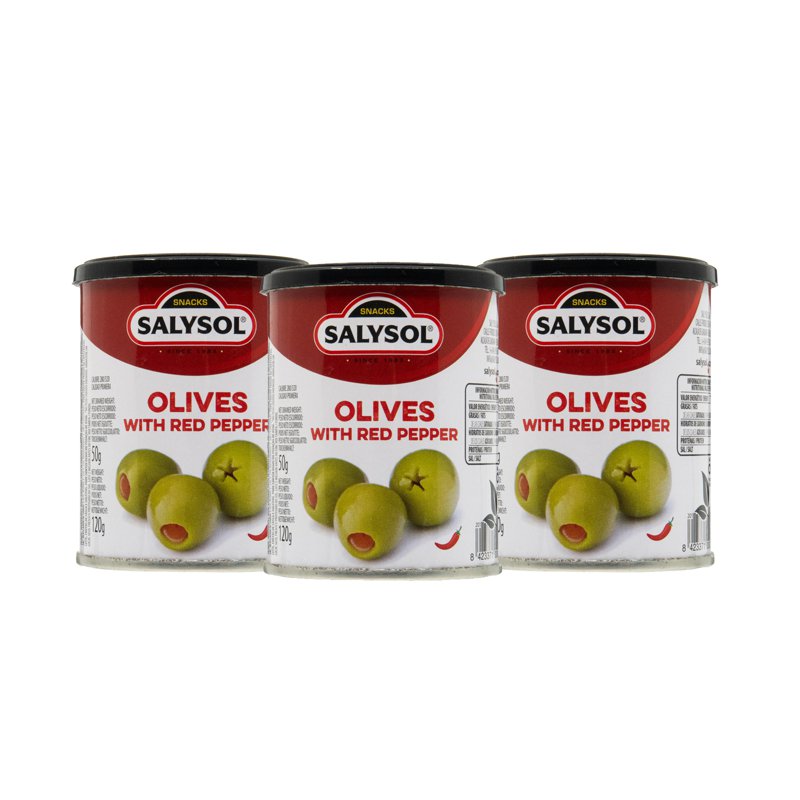 Salysol Olives Stuffed with Red Pepper