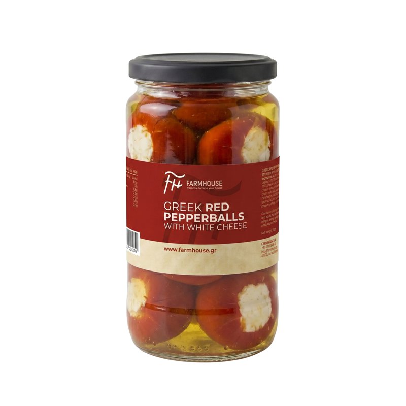 Farmhouse S.A Greek Red Pepper Balls Stuffed With Cheese