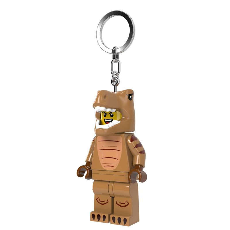 Lego Minifigures Keychain Light Series - T. Rex Costume Fan 1 S