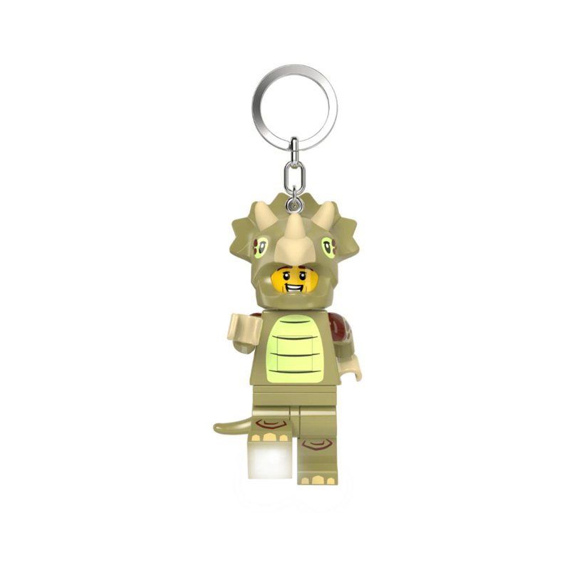 Lego Minifigures Keychain Light Series - Triceratops Costume 1 S