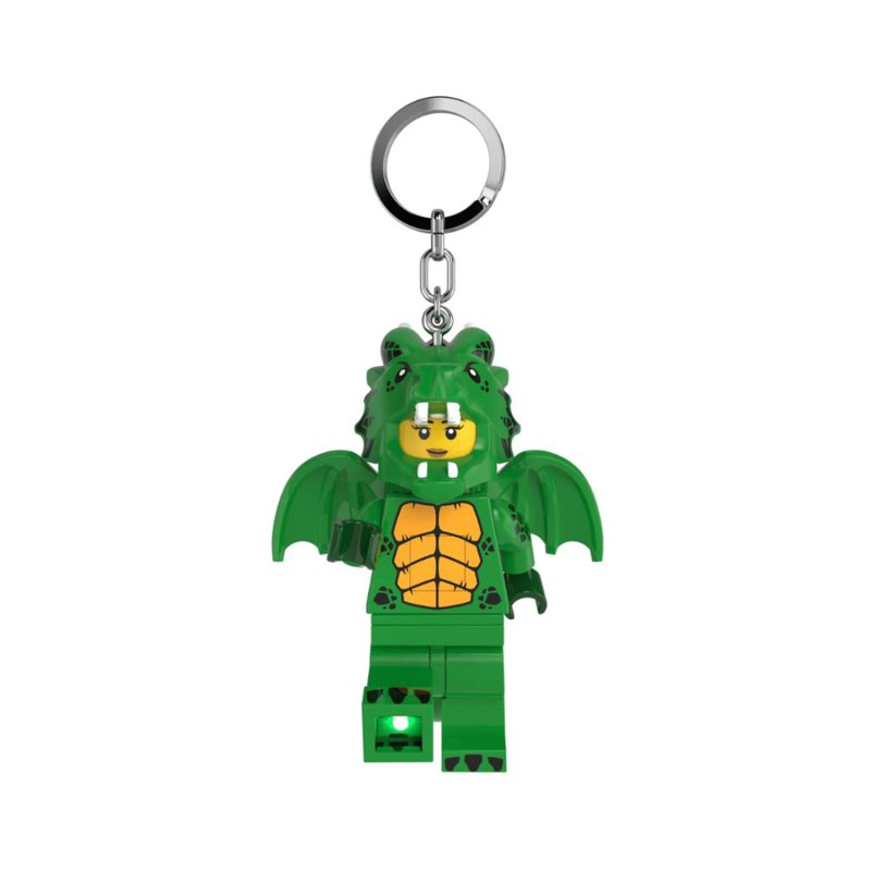 Lego Minifigures Keychain Light Series - Green Dragon Girl 1 S