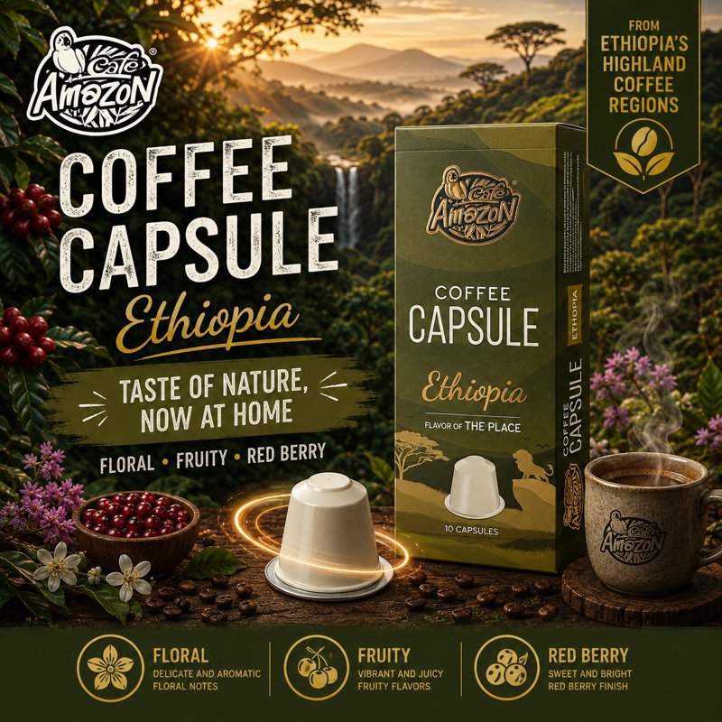 Cafe Amazon Coffee Capsule - Ethiopia 1 S