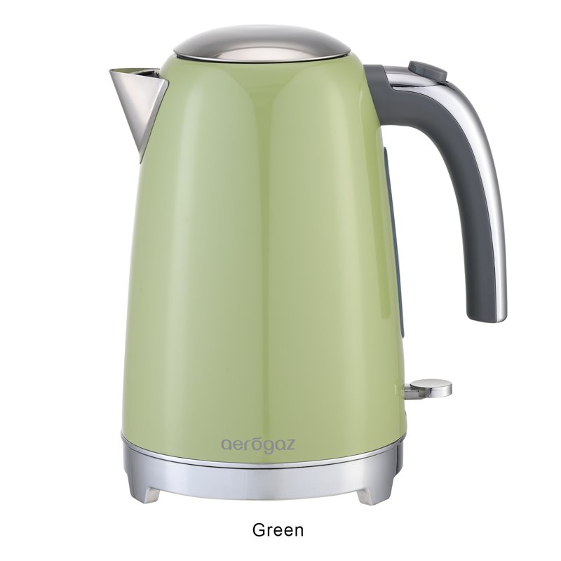 Aerogaz Modern Electric Kettle - Green