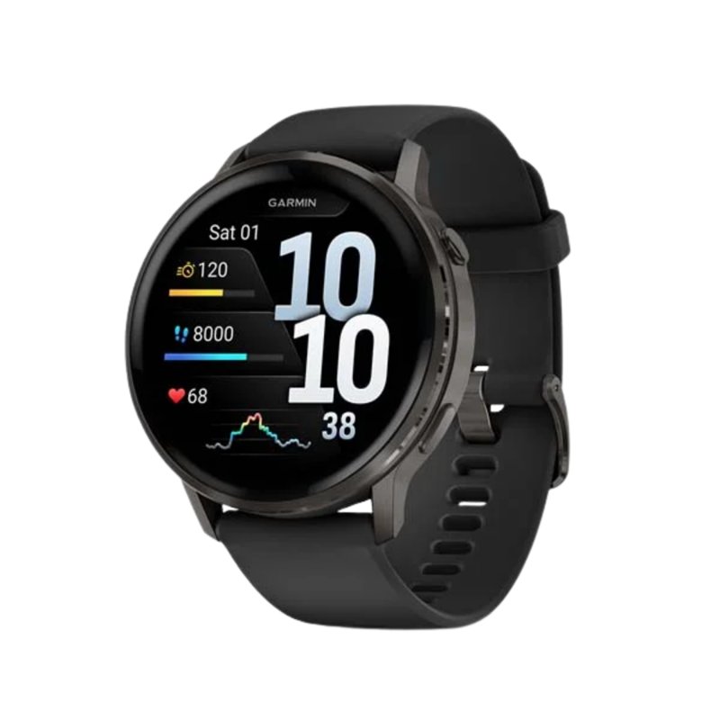 Garmin Venu 4 Smartwatch - Black (45mm) 1 S