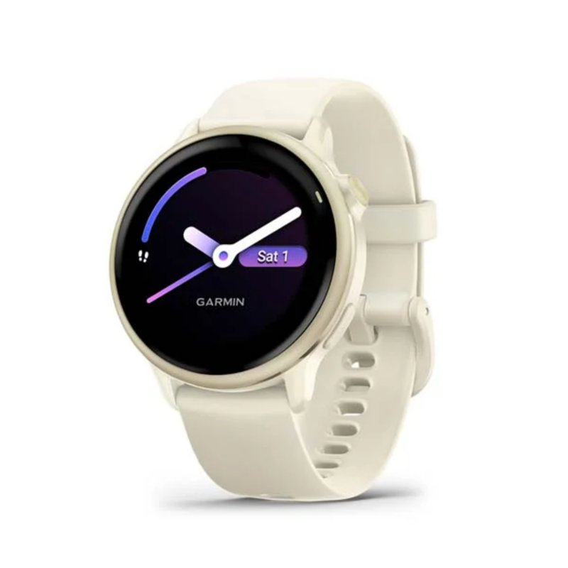 Garmin Vivoactive 6 Fitness Smartwatch - Lunar Gold 1 S