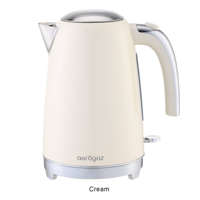 Aerogaz Modern Electric Kettle - Cream