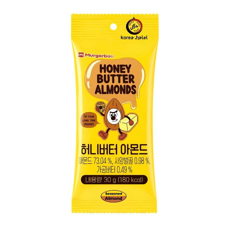 Murgerbon Korea Honey Butter Almonds Snack