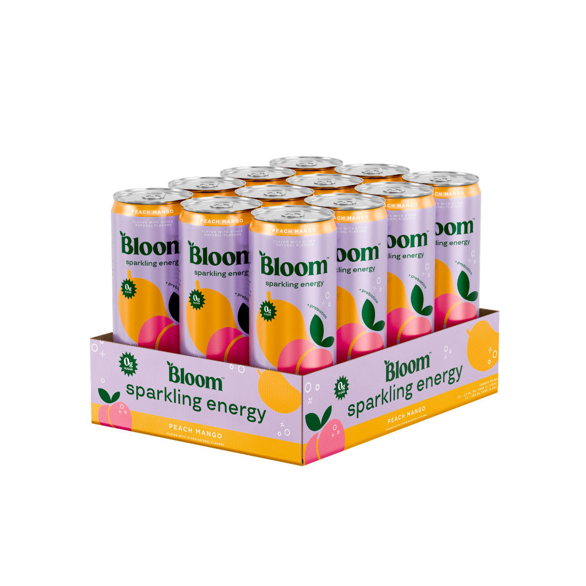 Bloom Energy Carbonated Peach Mango