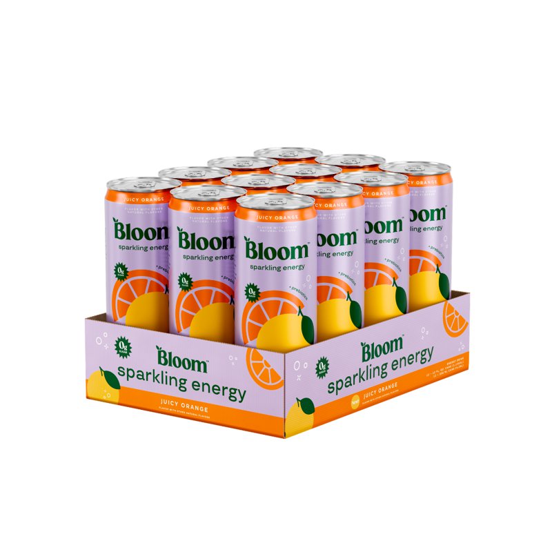 Bloom Energy Carbonated Juicy Orange