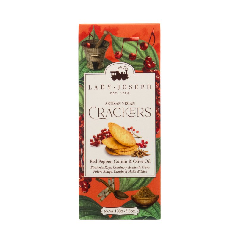 Lady Joseph Crackers - Artisan Red Pepper and Cumin