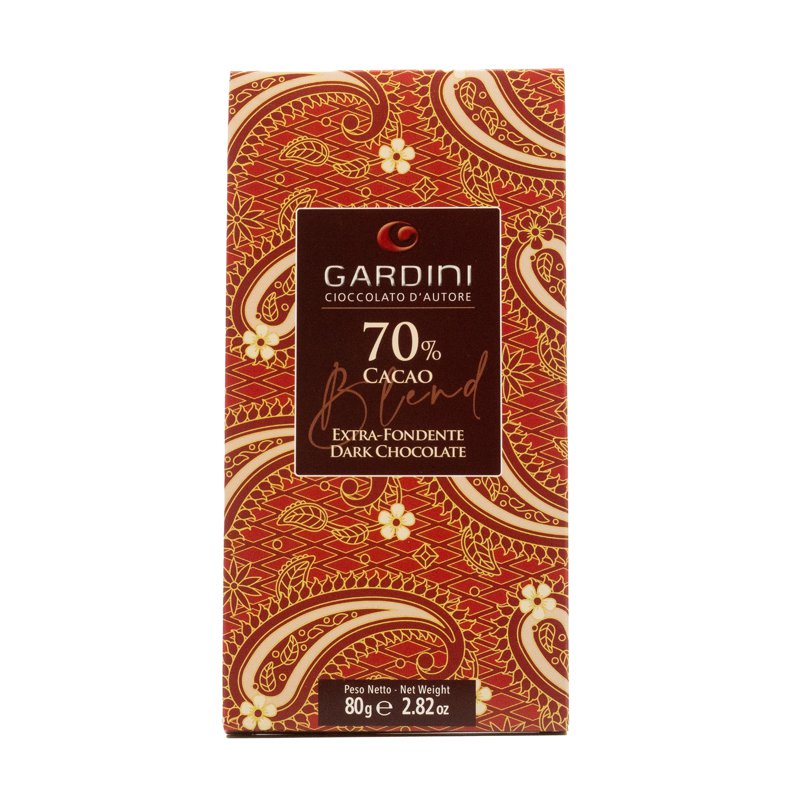 Gardini Blend Dark Chocolate Blend Bar - 70% Cocoa 80 G