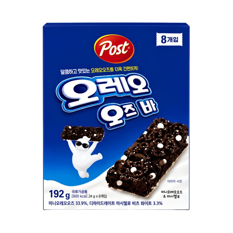 Post Korea Oreo Cereal Bar - O's Marshmallow 1 S