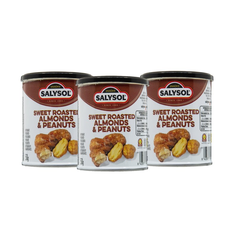 Salysol Roasted Peanuts & Almonds - Sweet