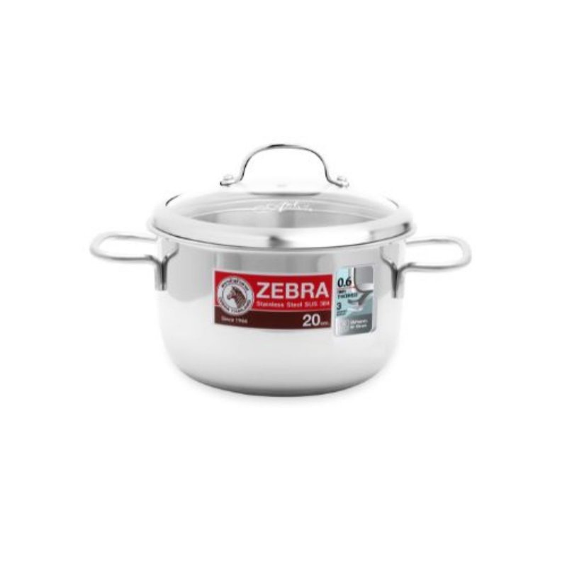 Zebra Capsule Infinity Sauce Pot 20cm with Glass Lid 1 S