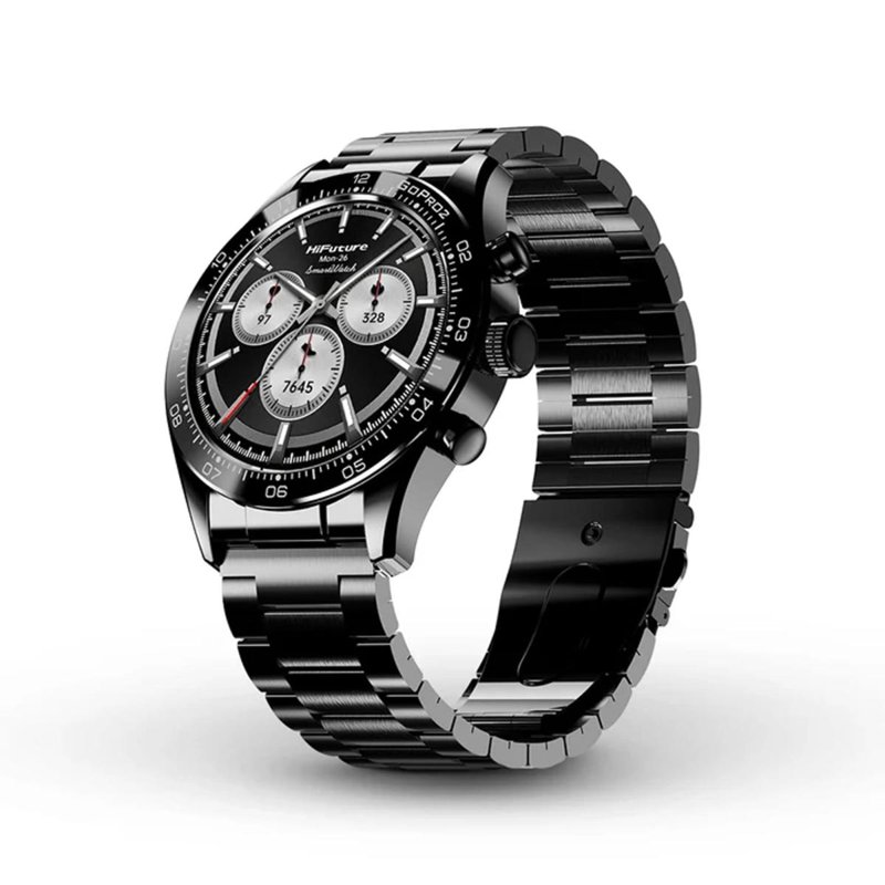 HiFuture Go Pro 2 Stainless Steel Smartwatch - Black 1 S