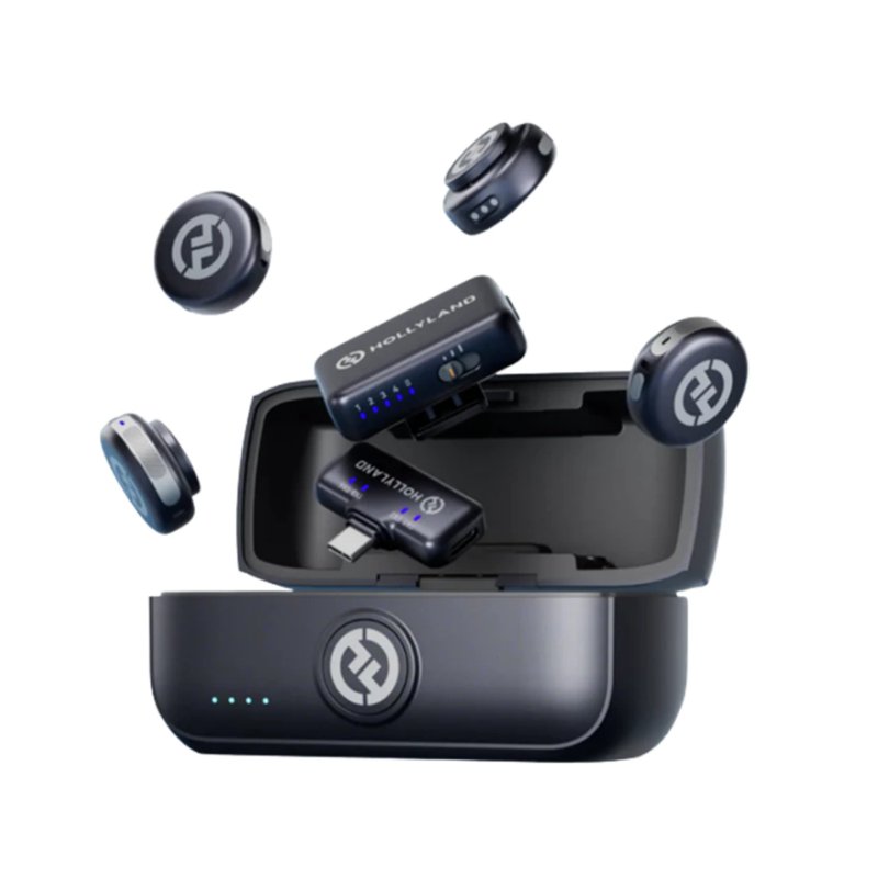 Hollyland Lark M3 Wireless Microphone (4TX & 2RX Combo) 1 S