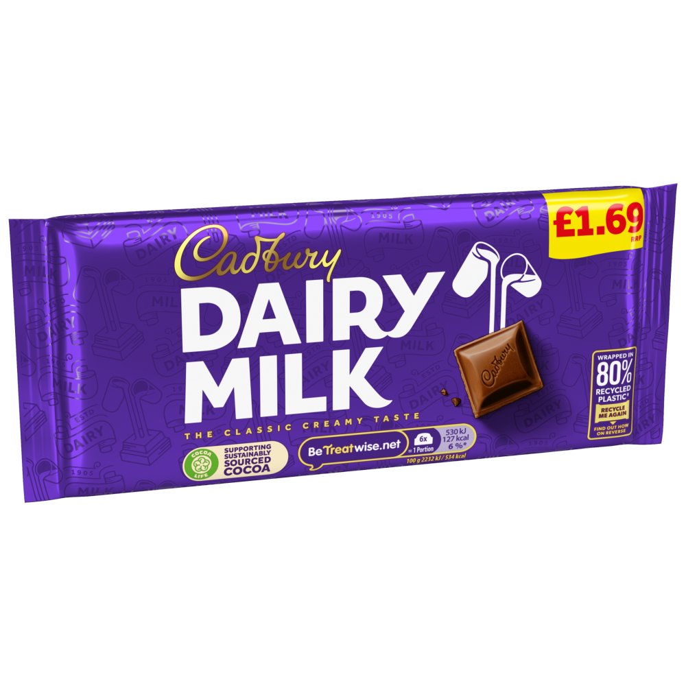 Cadbury Dairy Milk Bar Chocolate