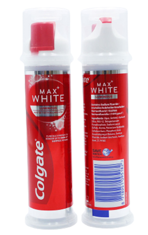 Colgate Toothpaste Pump Max White Luminous