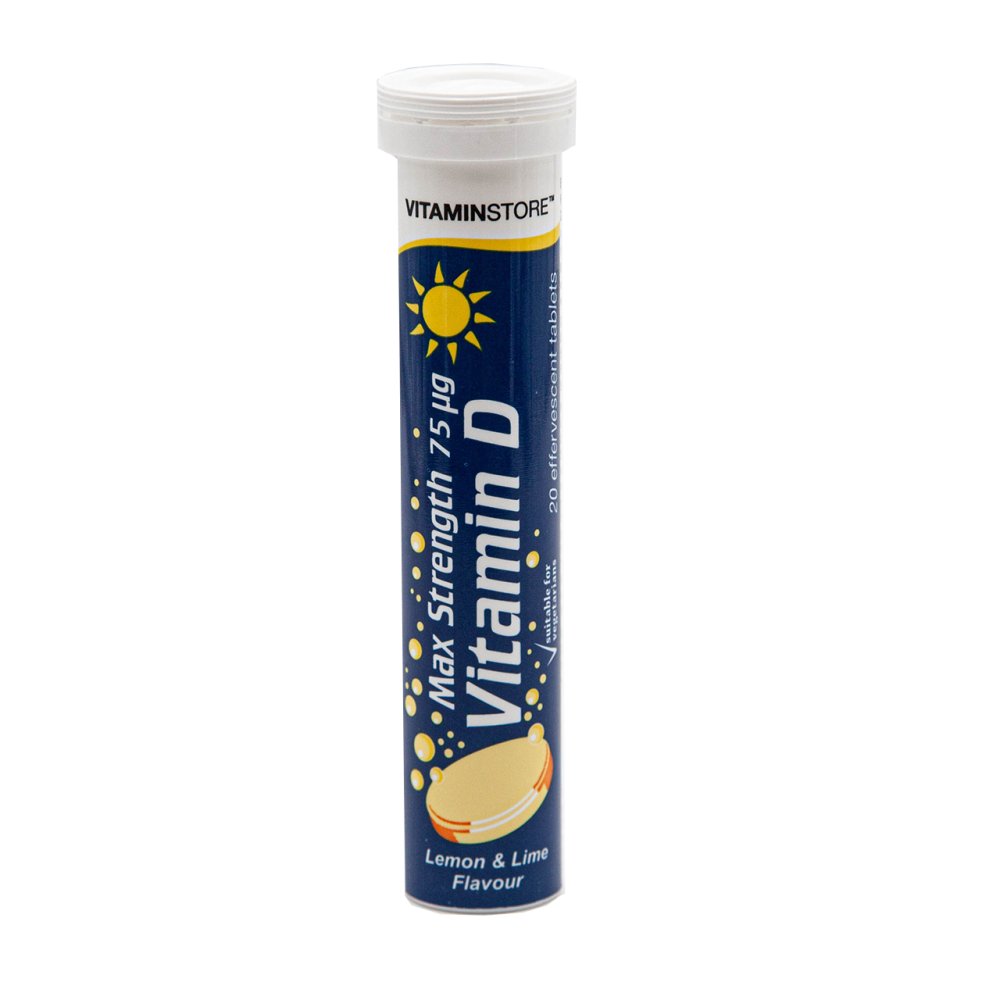 Vitaminstore Max Strength VItamin D 75Ug Tablets 20s