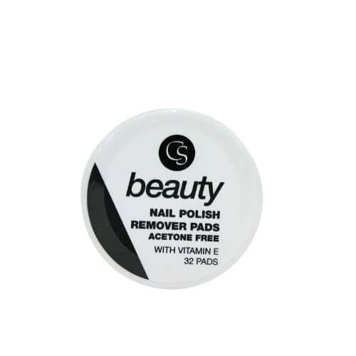 County Nail Polish Remover 32Pads Acetone Free With Vitamin E