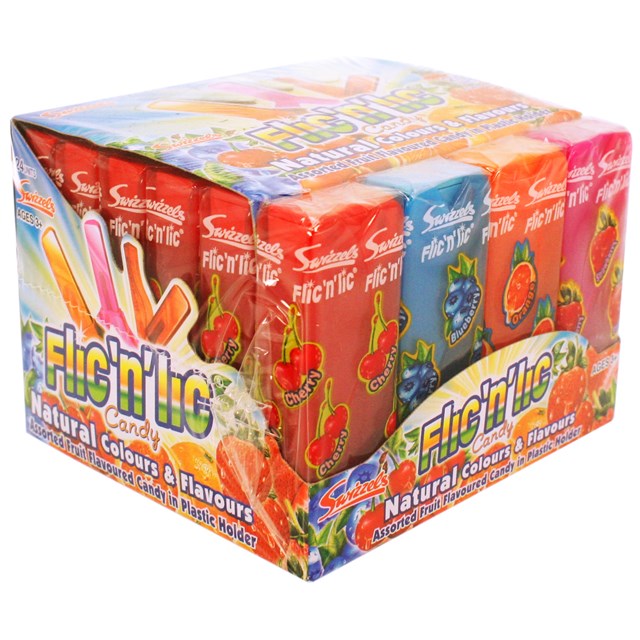 Swizzels Flic 'n' Lic Assorted Candy x 24